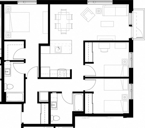 1650 NW 13th Ave Studio-3 Beds Apartment, Affordable for Rent - Photo Gallery 35